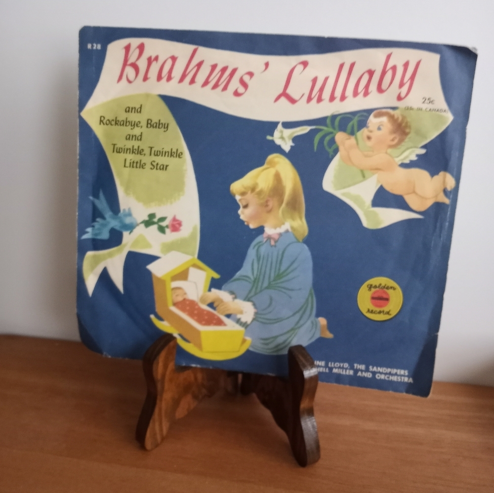 Brahms' Lullaby Vinyl - Blue Cover